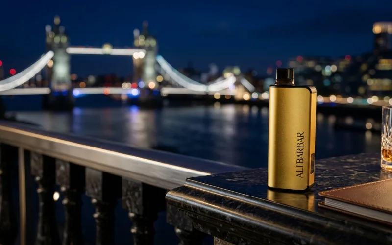 AliBarBar gold disposable vape