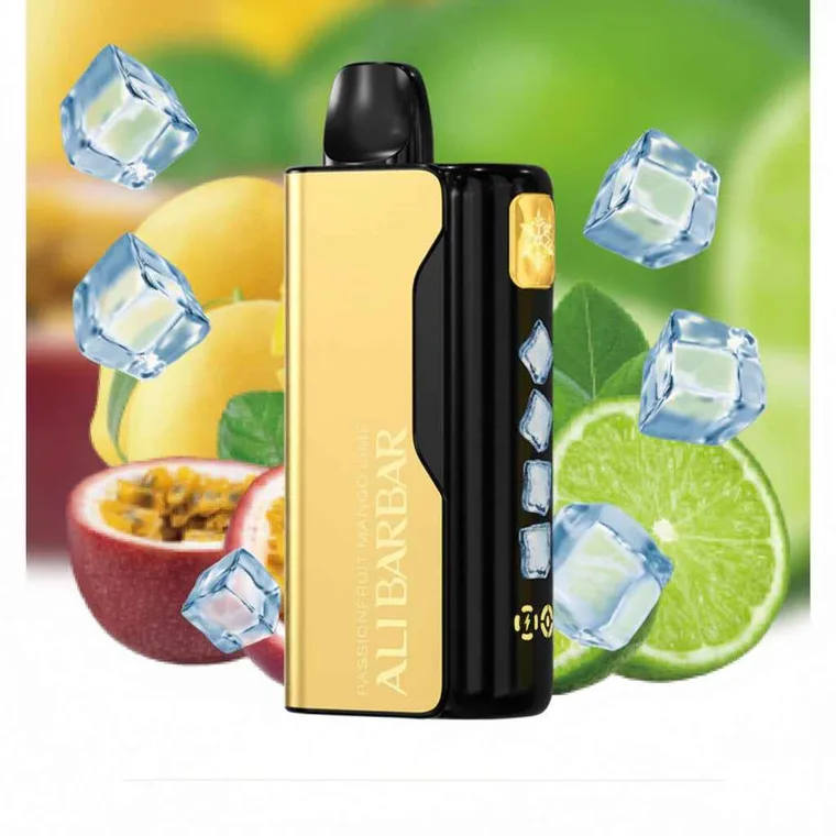AliBarBar Ice Adjust Passion Fruit Mango Lime disposable vape