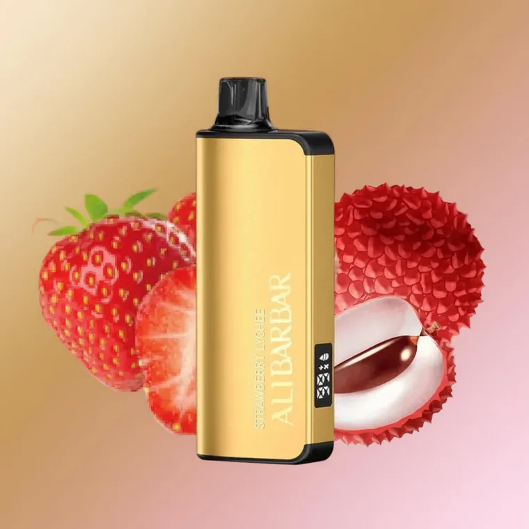 AliBarBar INGOT Strawberry Lychee disposable vape