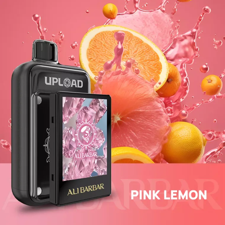 AliBarBar UPLOAD Pink Lemon disposable vape