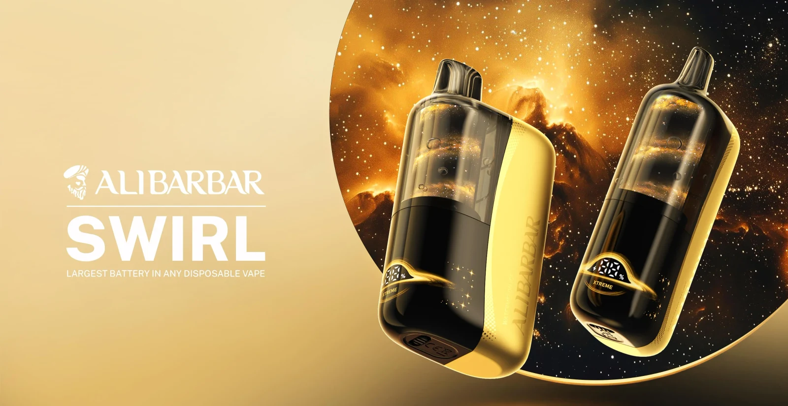 AliBarBar Swirl 50,000 disposable vape - official flavour range